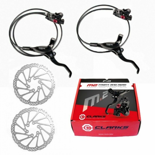 Clarks M3 Front Rear Hydraulic Brake set Cyclemania
